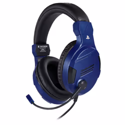Bigben Interactive PS4OFHEADSETV3G, Wired, Gaming, 270 g, Headset, Blue