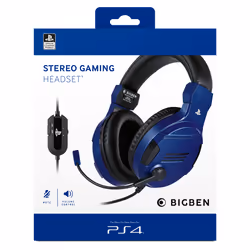 Bigben Interactive PS4OFHEADSETV3G Headset Wired Head-band Gaming Blue - Additional view 5