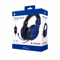 Bigben Interactive PS4OFHEADSETV3G Headset Wired Head-band Gaming Blue - Additional view 6