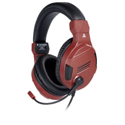 Bigben Interactive PS4OFHEADSETV3R headphones/headset Wired Head-band Gaming Red