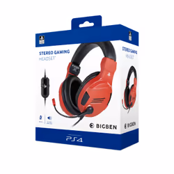 Bigben Interactive PS4OFHEADSETV3R headphones/headset Wired Head-band Gaming Red - Additional view 6