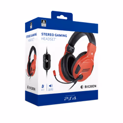 Bigben Interactive PS4OFHEADSETV3R headphones/headset Wired Head-band Gaming Red - Additional view 7