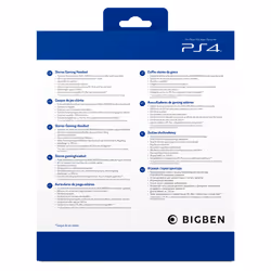 BIG BEN PS4OFHEADSETV3TITAN headphones/headset Wired Head-band Gaming Titanium - Additional view 8