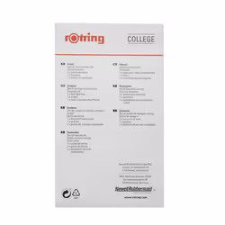 Rotring Isograph Set Paper box