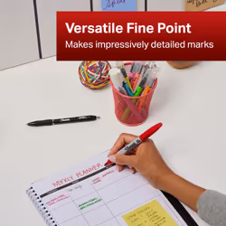 Permanent Markers | Fine Point | Blue | 12 Count