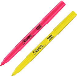 Sharpie S0907190 marker 2 pc(s) Chisel tip Pink, Yellow