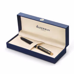 Waterman Hémisphère fountain pen Black, Gold 1 pc(s)