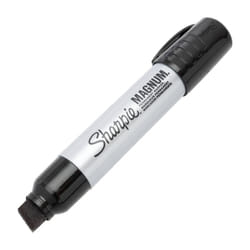 Metal Barrel Chisel Tip Magnum Marker Black
