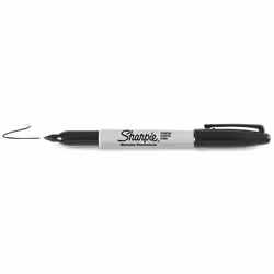 Sharpie Fine Point, Black, Fine tip, Multicolour, Fine, AP, Metal, Paper, Plastic