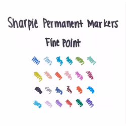 Sharpie Fine Point permanent marker Fine tip Green 12 pc(s) - Additional view 4
