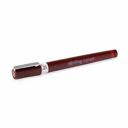 Rotring 1903398, Stick pen, Brown, White, 0.25 mm