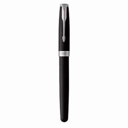 Parker 1931523, Stick pen, Black, Silver, Black, Lacquer, Palladium, Fine, Box