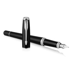 Parker Urban fountain pen Cartridge filling system Black, Chrome 1 pc(s)