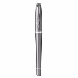 Parker Urban, Silver, Cartridge filling system, Blue, Aluminium, Brass, Chrome, Round nib, Stainless steel