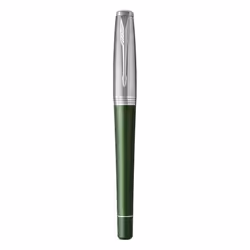 Parker Urban, Green, Cartridge filling system, Blue, Aluminium, Brass, Chrome, Round nib, Stainless steel