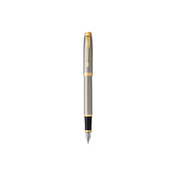 Parker IM fountain pen Cartridge filling system Brushed steel 1 pc(s)