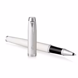 Parker IM, Stick pen, White, Black, Brass, Gold, Stainless steel, Lacquer, Fine