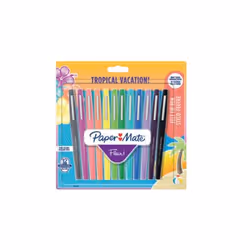 Papermate 1951029, Fine/Medium, 12 colours, Black, Blue, Brown, Green, Light Blue, Light Green, Orange, Pink, Purple, Violet, ...