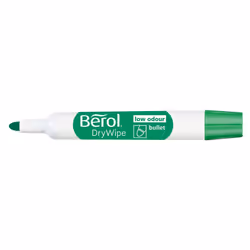 Berol Dry Wipe Bullet Tip Whiteboard Marker - Assorted Colours (Pack of 8) - Additional view 4