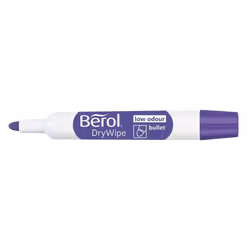 Berol Dry Wipe Bullet Tip Whiteboard Marker - Assorted Colours (Pack of 8) - Additional view 5