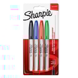 Sharpie Permanent Marker Fine Tip 0.9mm Line Assorted Standard Colours