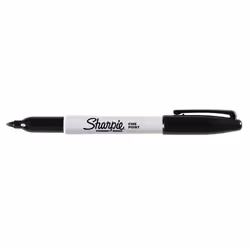 Sharpie Permanent Markers, Fine Tip - Black, Pack of 2 - Additional view 5