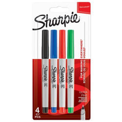 Sharpie Permanent Marker Ultra Fine Tip 0.6mm Line Assorted Standard C