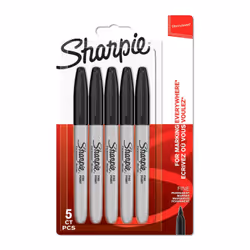 Sharpie PERMANENT MARKER FINE BLK P5
