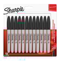 Sharpie 1996111 permanent marker Fine tip Black 12 pc(s)