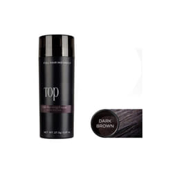 Authentic Keratin Hair Fibers Spray 27.5g Colorful Powder Hair Loss Building Hairline Optimizer Dense Hair Growth Black Brown - Dark Brown