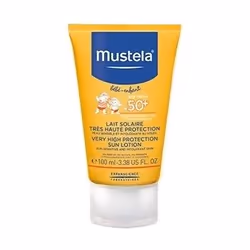Mustela Very High Protection Sun Lotion, 100ml, Sunscreen milk, Body, Tube, Protection, Sensitive skin, 100 ml