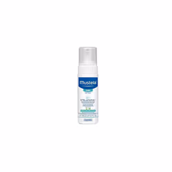Mustela Stelatopia Foam Shampoo - For Newborn & Baby with Eczema-Prone Skin - with Natural Avocado & Sunflower Oil - Fragranc ...