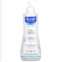 Mustela, Gentle Cleansing Hair and Body Gel with Avocado, 500ml
