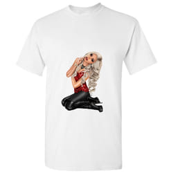 Bloody Sexy Ladie Vampire Diaries Costume White Men T Shirt Tee Top - S