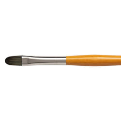 Isabey Isacryl Synthetic Brush  Filbert  6  Natural