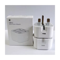 For iPhone 14 13 12 Pro Max UK Plug PD 20W USB-C Type C Fast Charging Adapter
