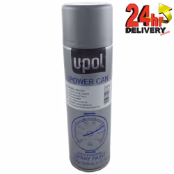 U-Pol Power Can ALLOY WHEEL SILVER Paint 500ml x 6 Car Spray Aerosol
