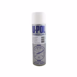 U-Pol Power Can GLOSS WHITE Paint 500ml Car Spray Aerosol