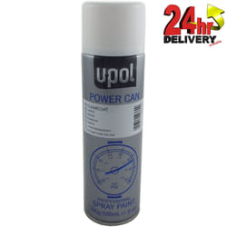 U-Pol Power Can HIGH GLOSS CLEAR LACQUER Paint 500ml x 2 Car Spray Aerosol