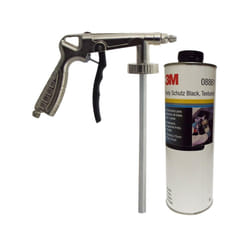 2 x 3M Car Body Schutz - Black Underseal + Underbody Coating Gun 08861