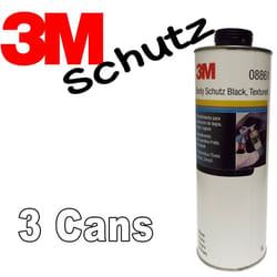 3M Car Body Schutz - Black Underseal 08861 x 3
