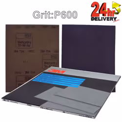 3M Wet or Dry TRI-M-ITE 600grit Sand Paper 01973 Abrasive Wet & Dry Sheets Pk 25