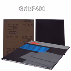 3M Wet or Dry TRI-M-ITE 400grit Sand Paper 01975 Abrasive Wet & Dry Sheets Pk 25