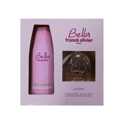 Franck Olivier Bella Women 75ml EDP + 250ml Deodorant Coffret Set (New)