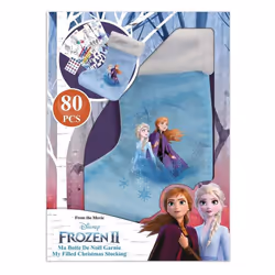 DISNEY Frozen II Children's My Filled Christmas Stocking with 80 Creative Accessories
