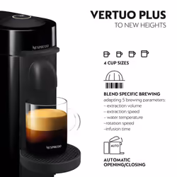Magimix NESPRESSO Vertuo Plus - Low End Manual Pod coffee machine 1.1 L