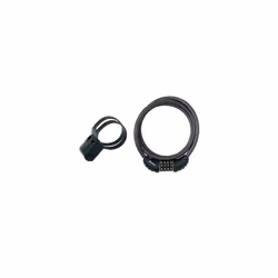 Master Lock 8120E Black Braided Steel Combination Cable 1.8m x 10mm