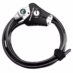 MASTER LOCK 8428EURDPRO, 1.8 m, Key, Steel, Black