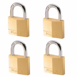 Master Lock Padlocks 4 pcs Solid Brass 40 mm 140EURQNOP