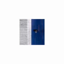 1145PEURD Marine Padlock with Key, Grey, 7,1 x 4 x 2,1 cm